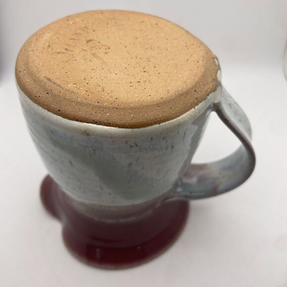 Susan Sage Vintage Art Pottery Pitcher Bowl Set Artist Signed Speckled Pottery - Picture 7 of 10